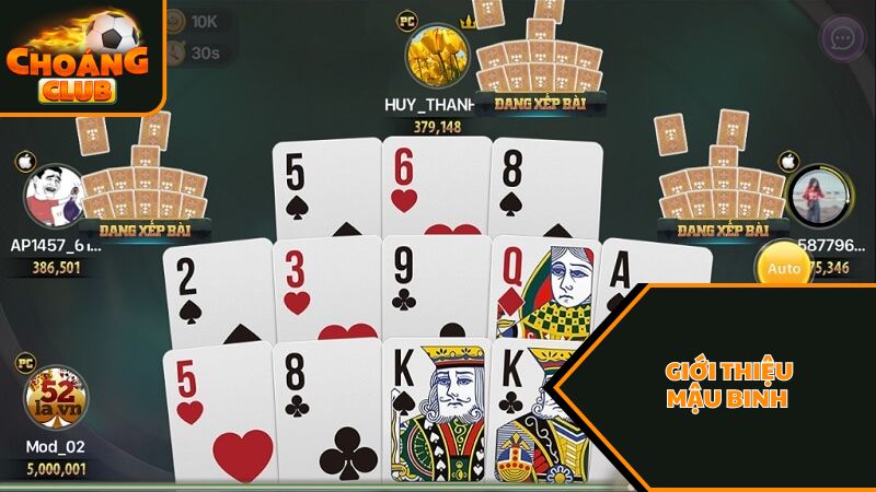 Cách Chơi Mậu Binh ChoangClub Siêu Đơn Giản Cho Người Chơi Mới 2 Giới thiệu trò chơi mậu binh